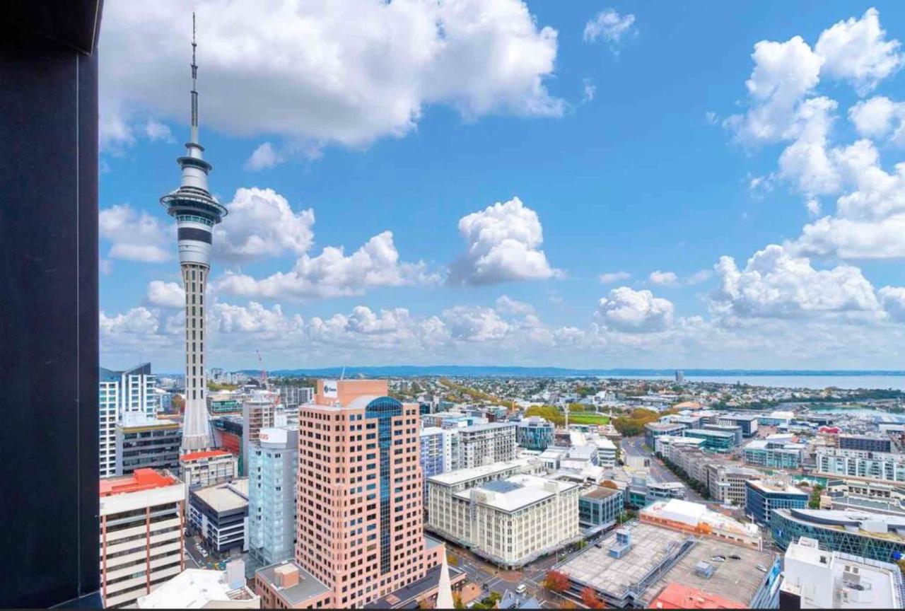 Magnificent Harbour View Skytower View Apartment In Cbd Auckland Kültér fotó