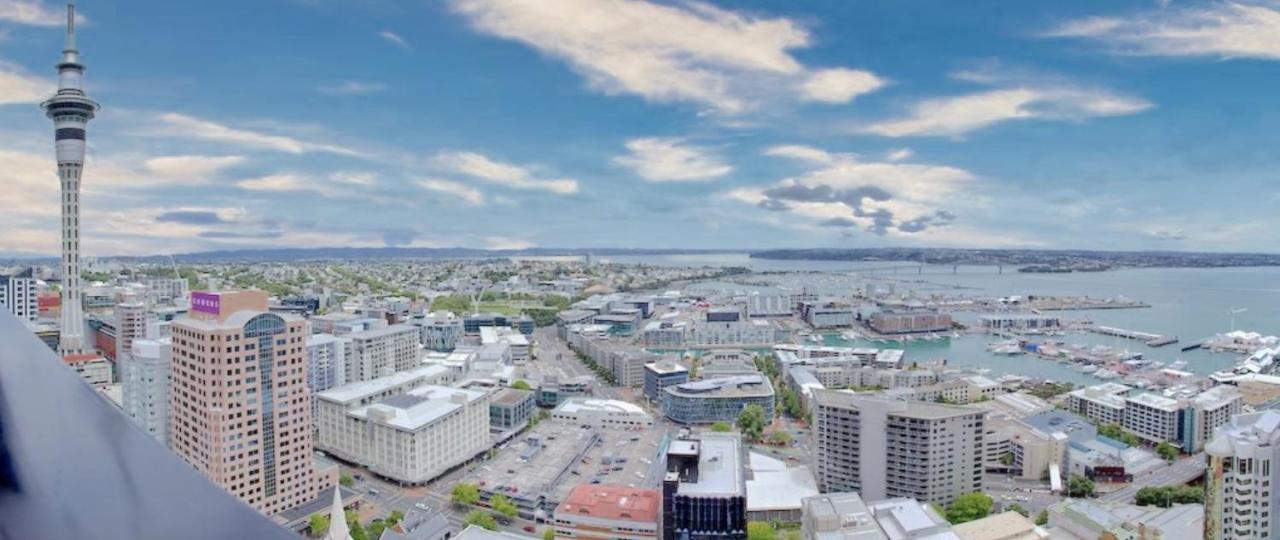 Magnificent Harbour View Skytower View Apartment In Cbd Auckland Kültér fotó