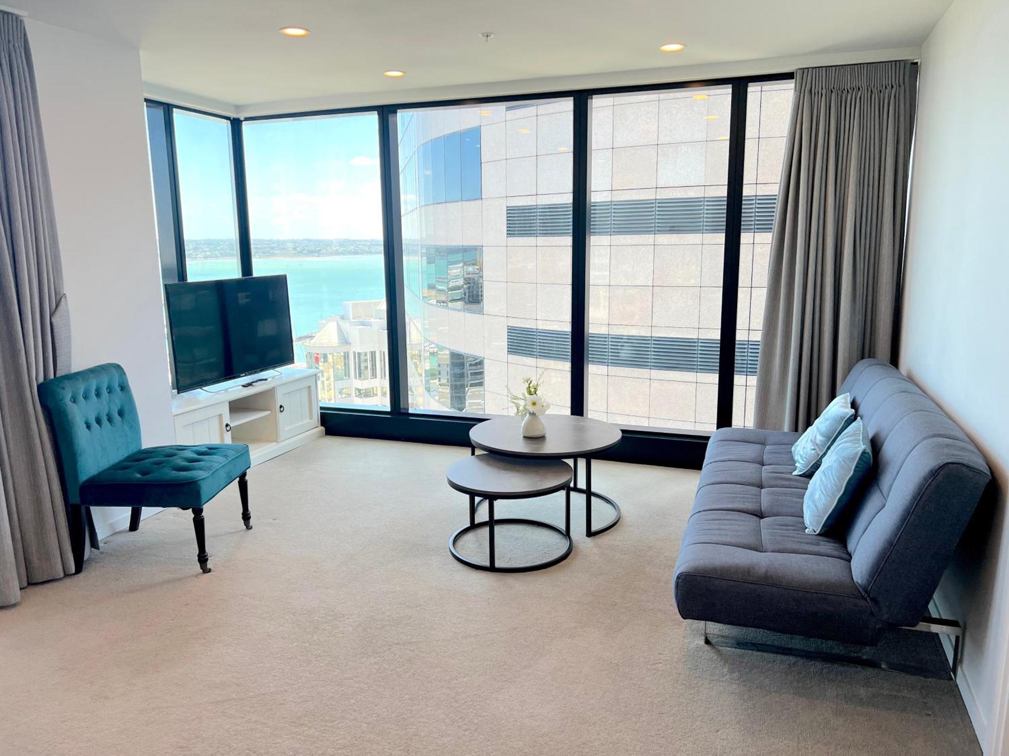 Magnificent Harbour View Skytower View Apartment In Cbd Auckland Kültér fotó
