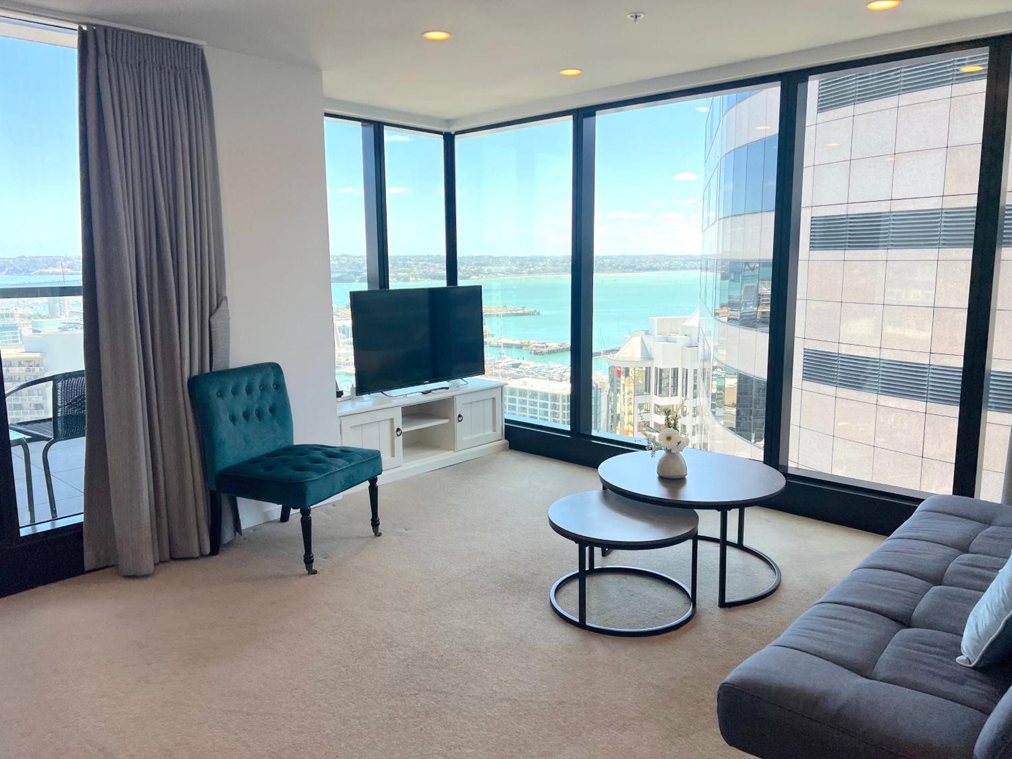 Magnificent Harbour View Skytower View Apartment In Cbd Auckland Kültér fotó